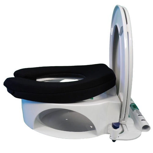 Combo - Sta-Rite Raised Toilet Seat with GEL Padded Seat Cover