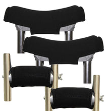 Premium Soft Gel Crutch Top Covers and Gel Hand Grips (Full Set) - Softens the Pain of Using Crutches